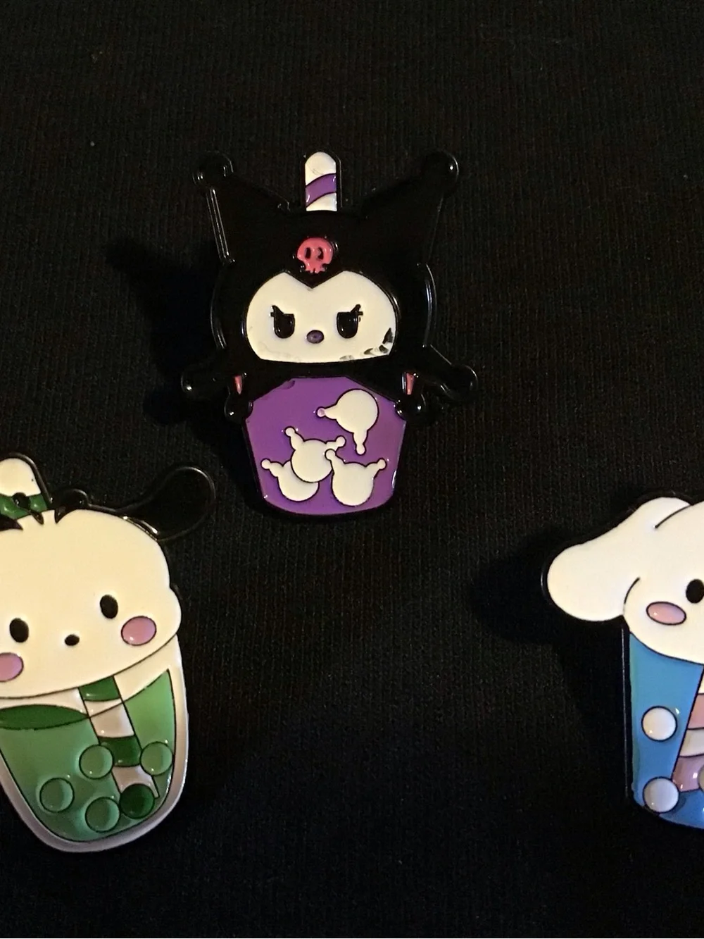 Sanrio Pastel Character Boba mini magnet set